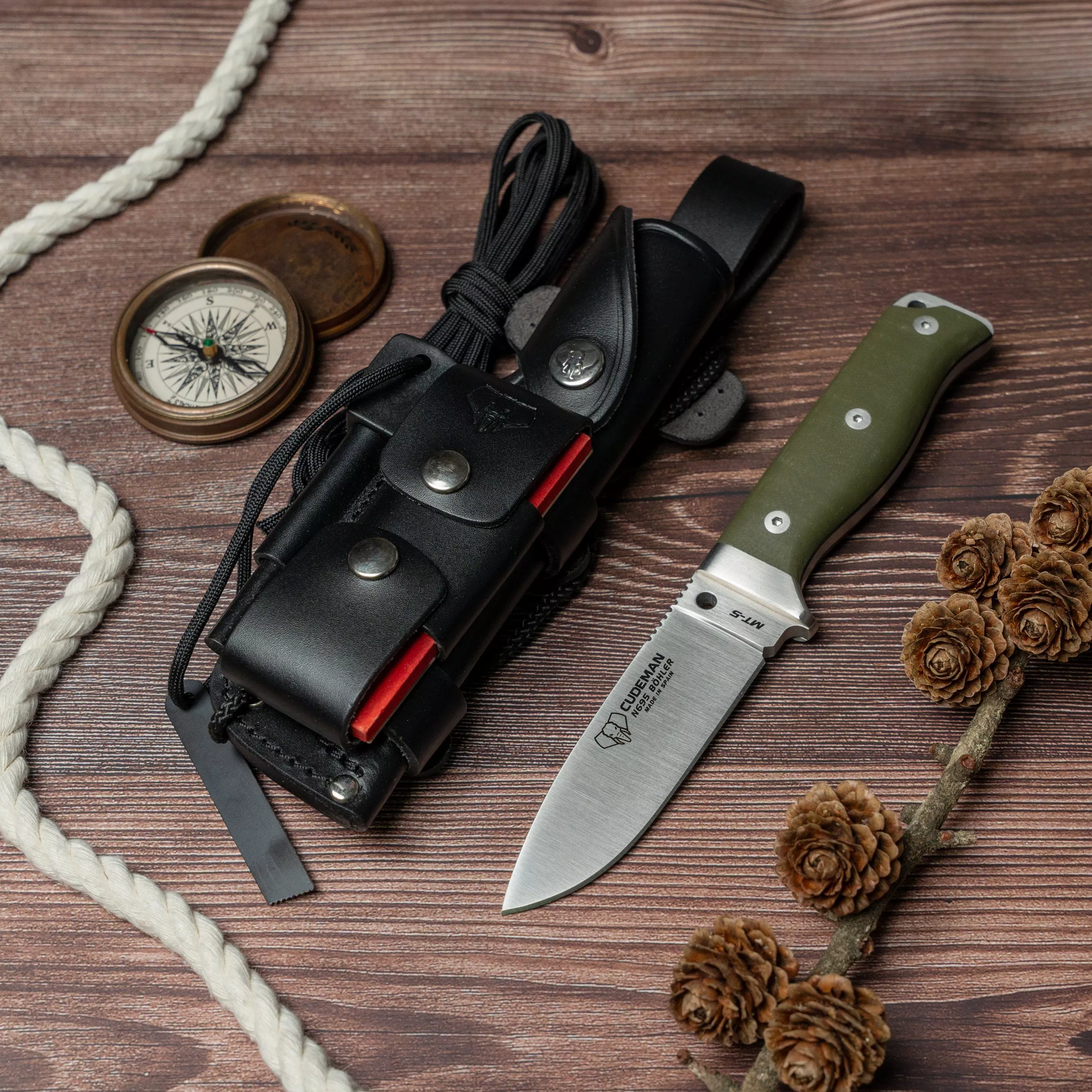 Cuchillo Cudeman MT-5 (120-GVC), completo