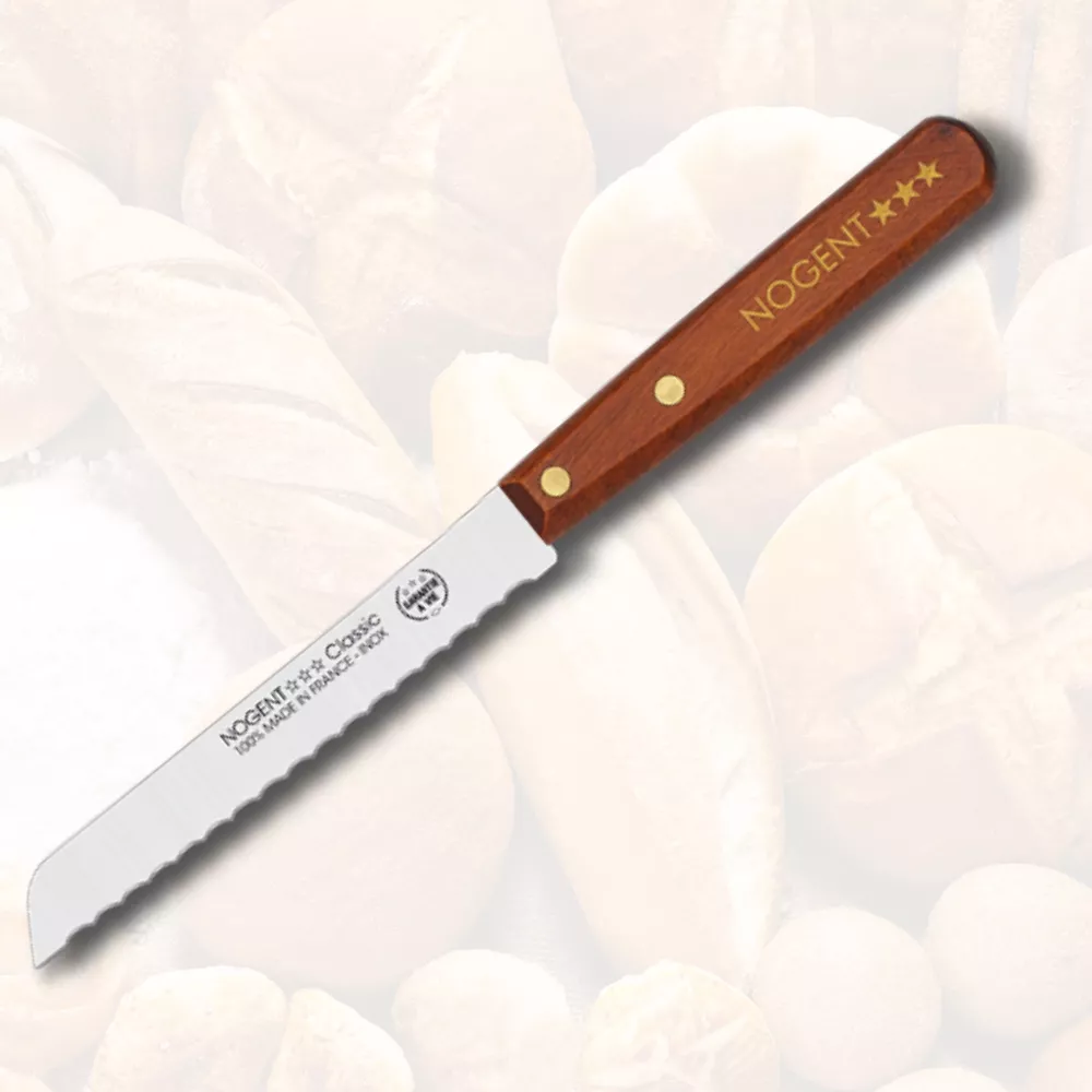 Cuchillo Panero marca NOGENT, mango madera cerezo
