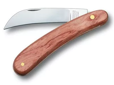 Navaja para Injerto y Poda, mango madera