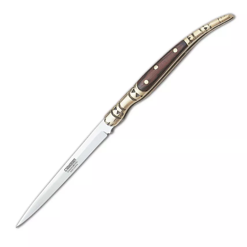 Navaja tipo estilete con mango estamina, hoja 8,5 cms.
