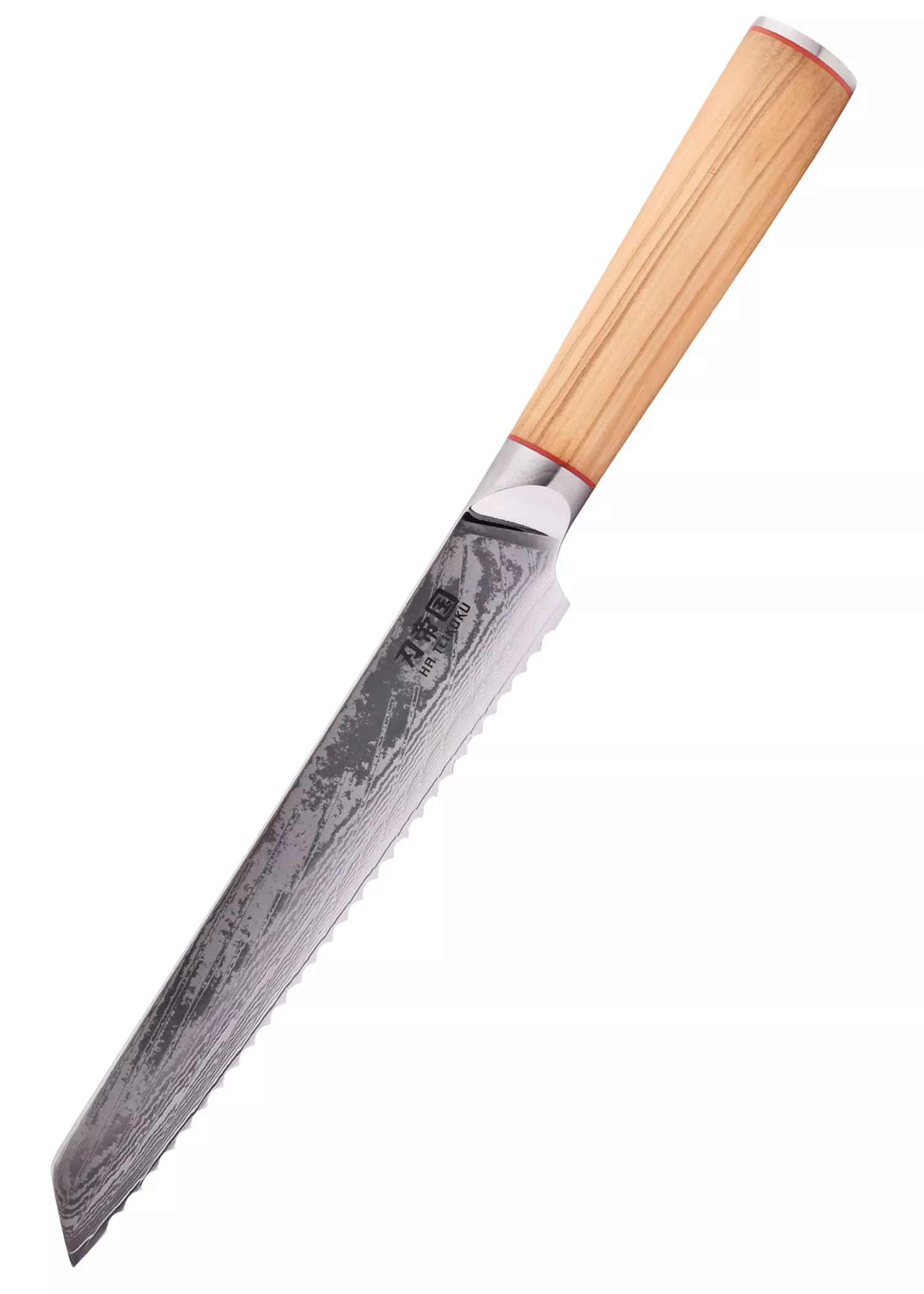 Cuchillo Cocina Panero Ha Teikoku, hoja Acero Damasco (33,5 cm.)