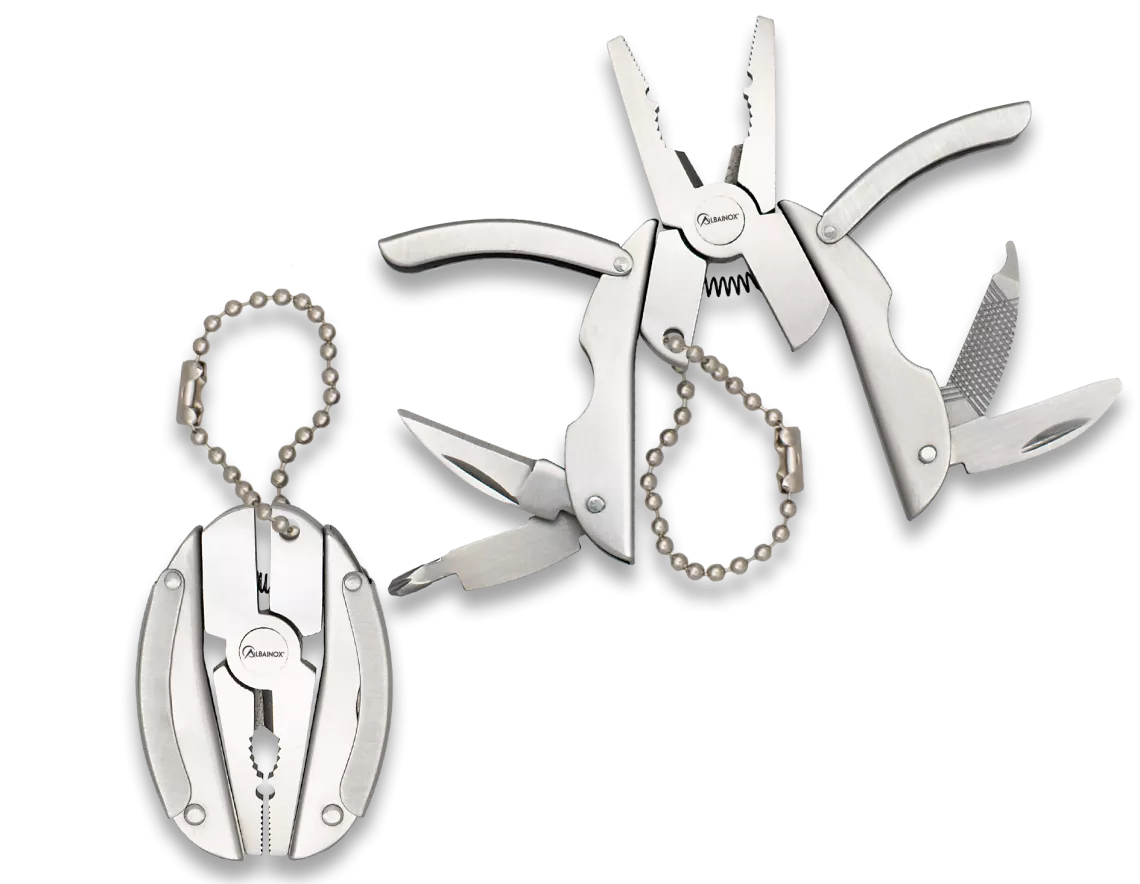 Mini Alicate llavero multiusos acero (7,5 cm.)