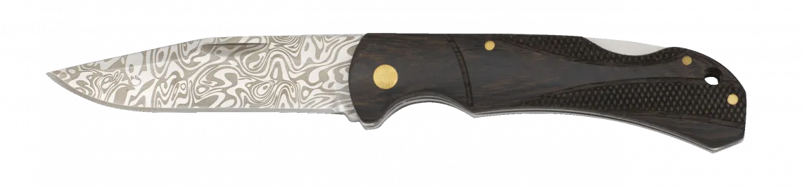 Navaja Albainox con mango en madera Wengué