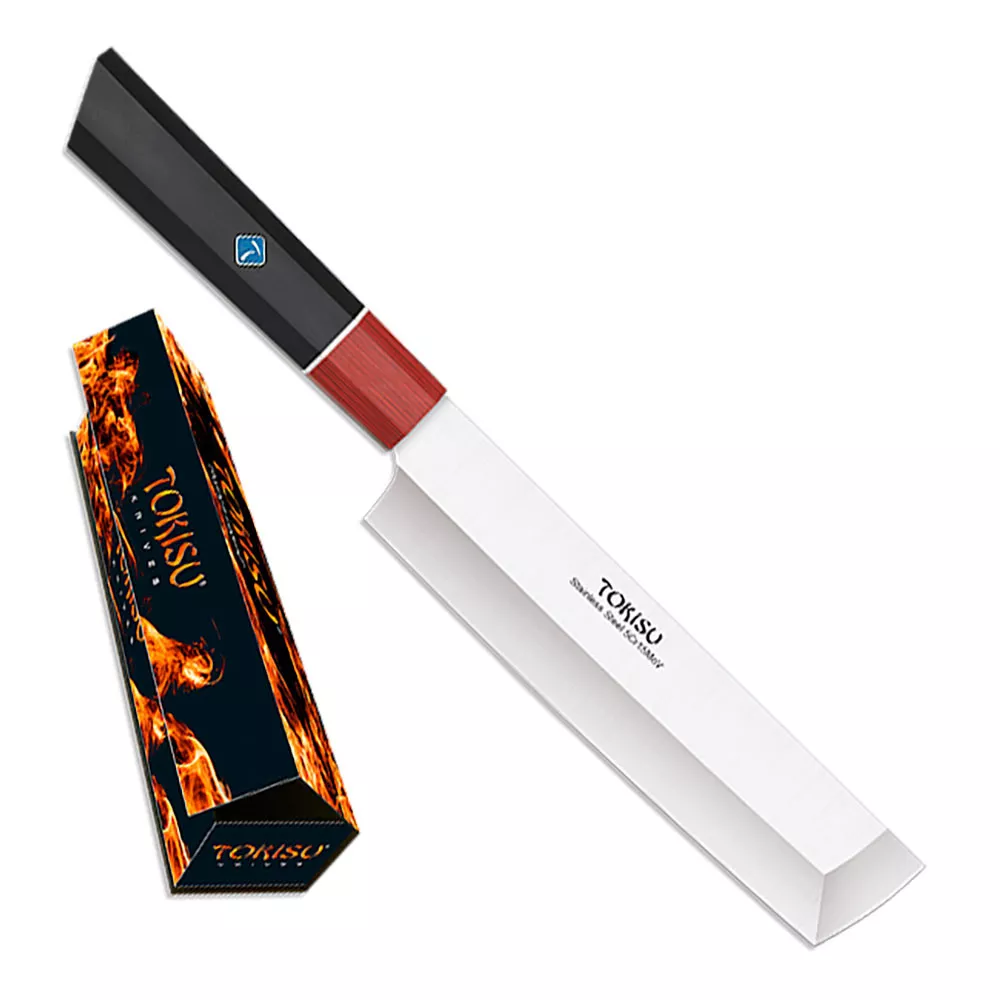 Cuchillo de cocina NAKIRI, mango G10 de Tokisu (31 cm.)