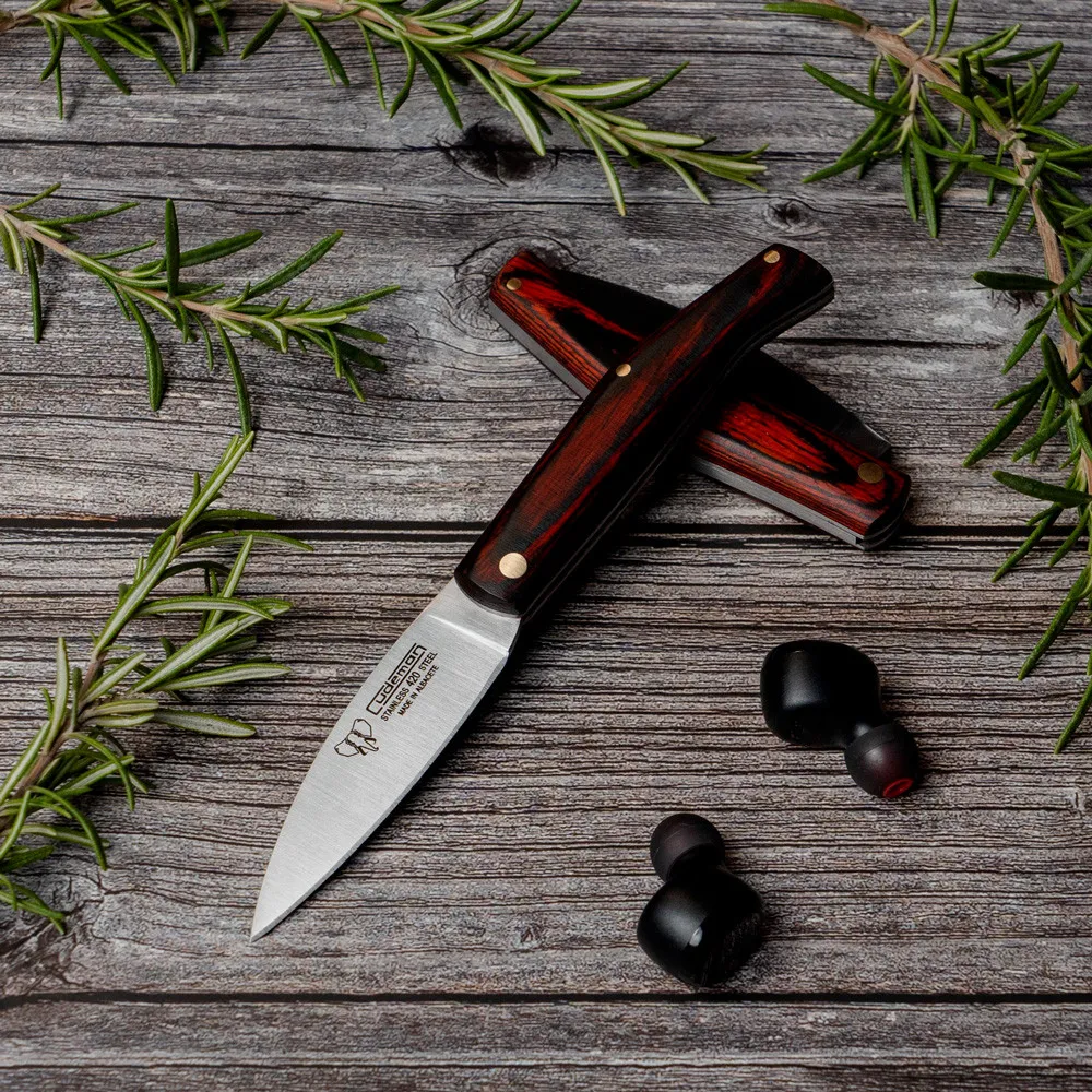 Navaja Cudeman acero 420 mango estamina roja