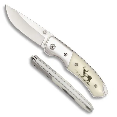 Navaja Albainox Deluxe ciervo para cazadores (16 cm.)