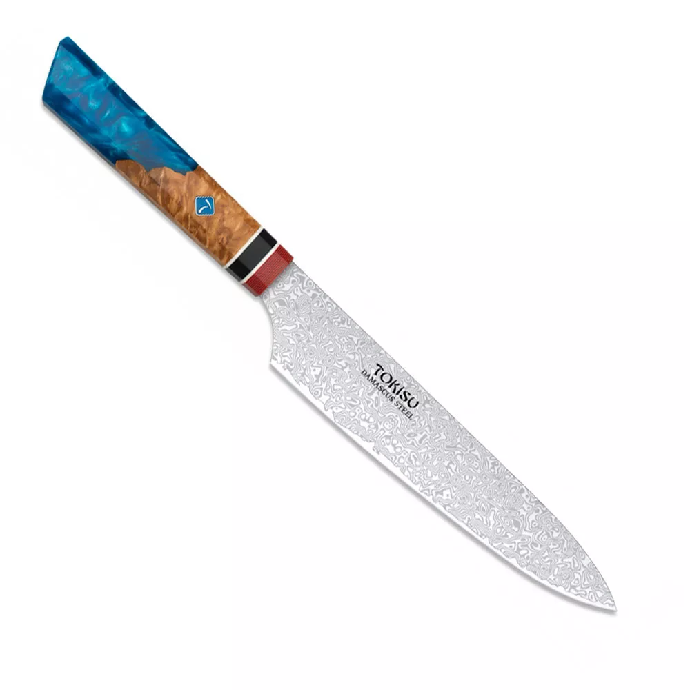 Cuchillo de cocina GYUTO pequeño, mango Staypak de Tokisu (32,5 cm.)