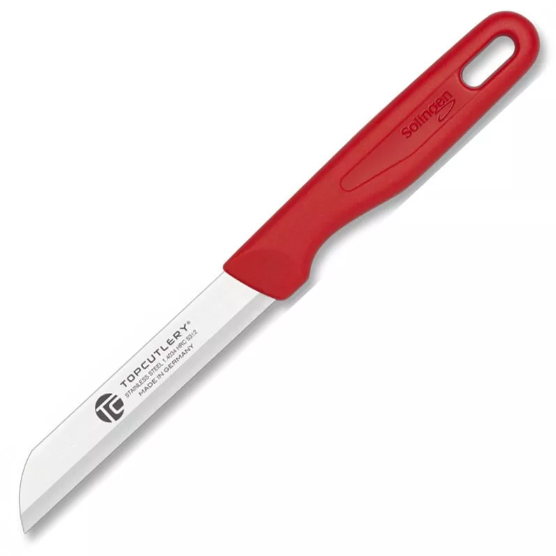 Cuchillo pelador Top Cutlery, mango rojo