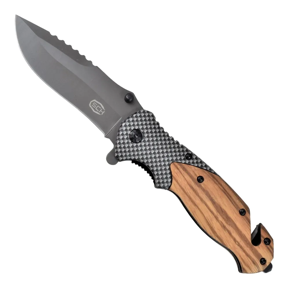 Navaja de bolsillo SCK hoja acero inox. (20,5 cm.)