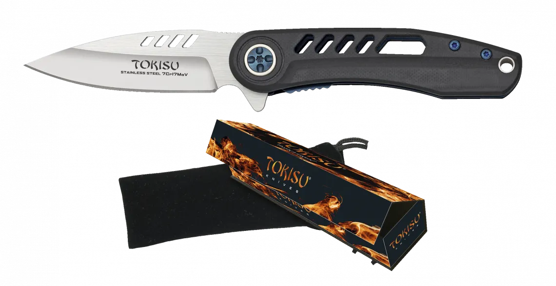 Navaja Tokisu rodamientos y branquias CNC