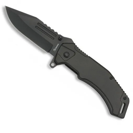 Navaja táctica negra marca Albainox (20,9 cm.)