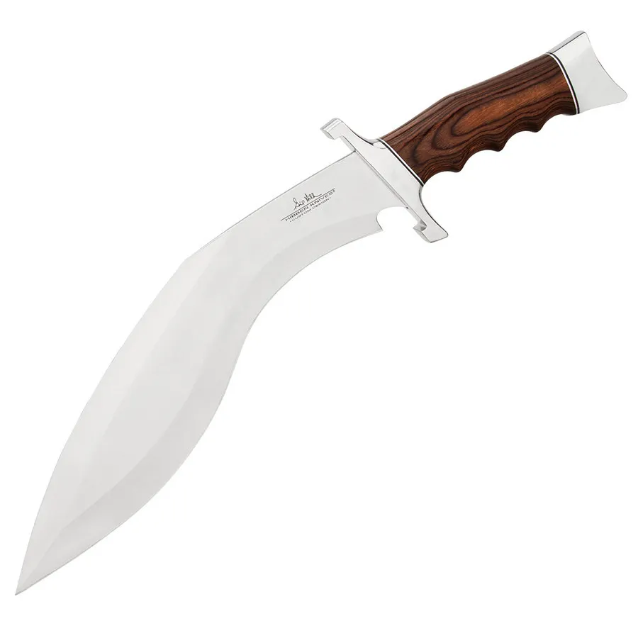 Cuchillo Kukri de combate Gil Hibben con funda en cuero