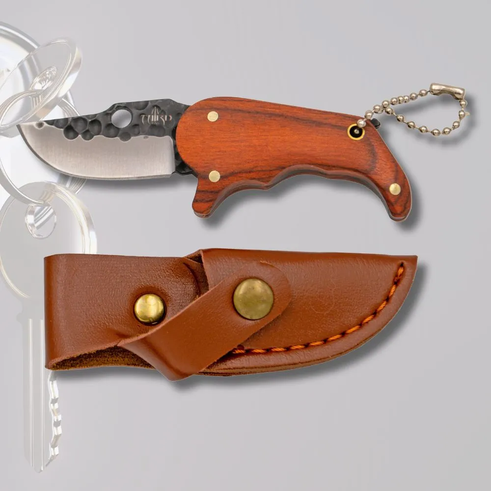 Cuchillo llavero Third K2484, hoja acero 420