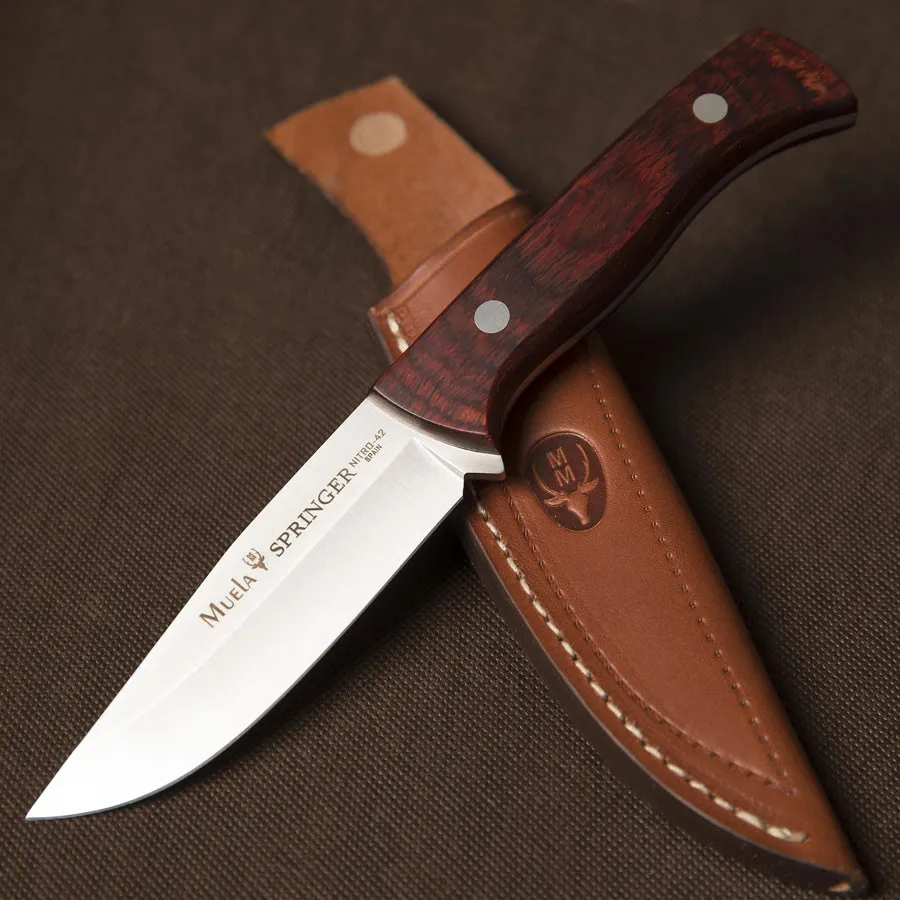 Cuchillo Springer de Muela con hoja en acero Nitro