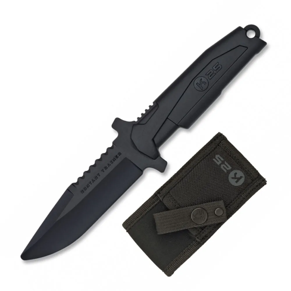 Cuchillo de entrenamiento K25, con funda