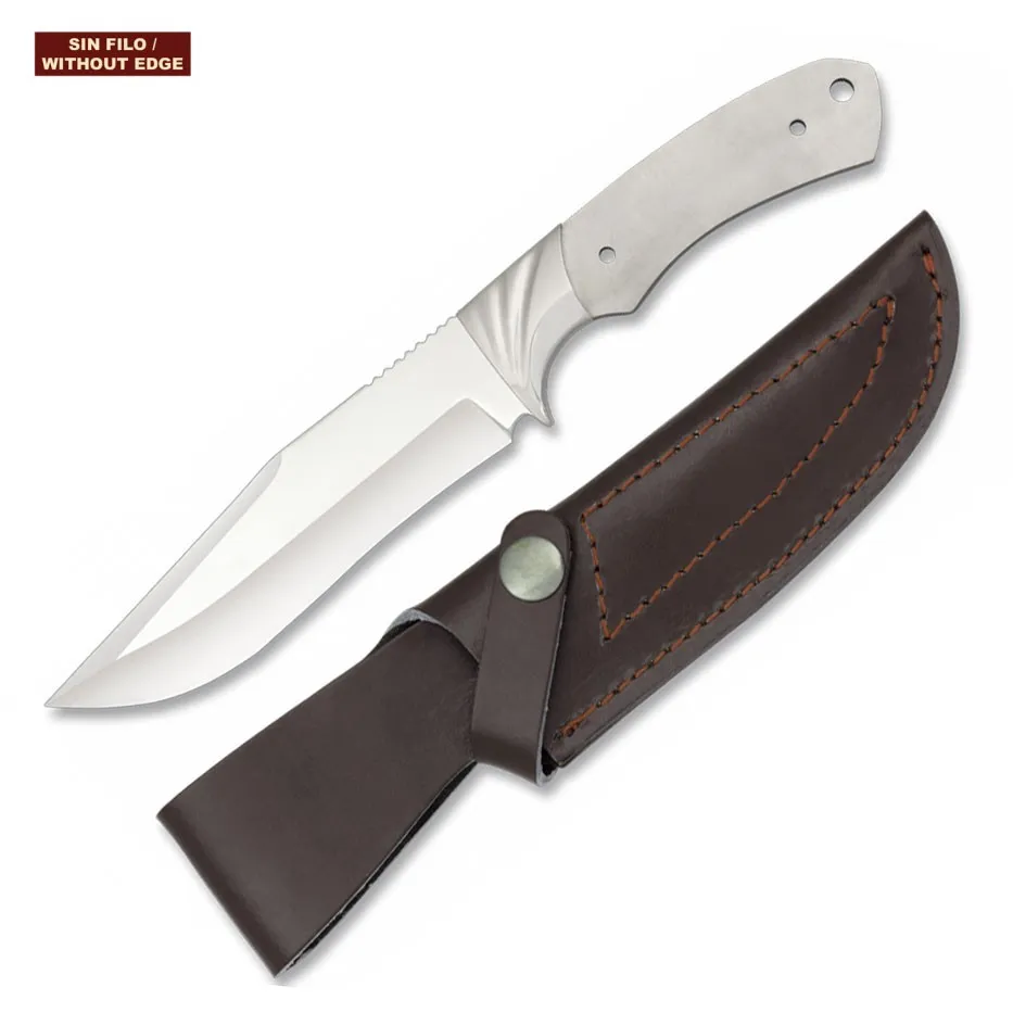 Cuchillo de caza sin filo, hoja 14 cms.
