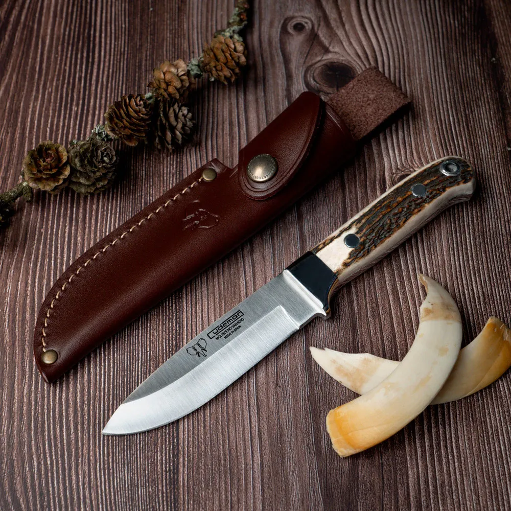 Cuchillo de caza Cudeman mango ciervo