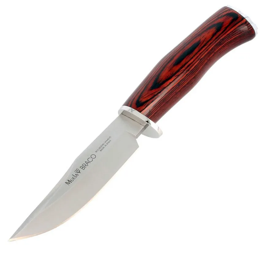 Cuchillo caza Braco, madera coral