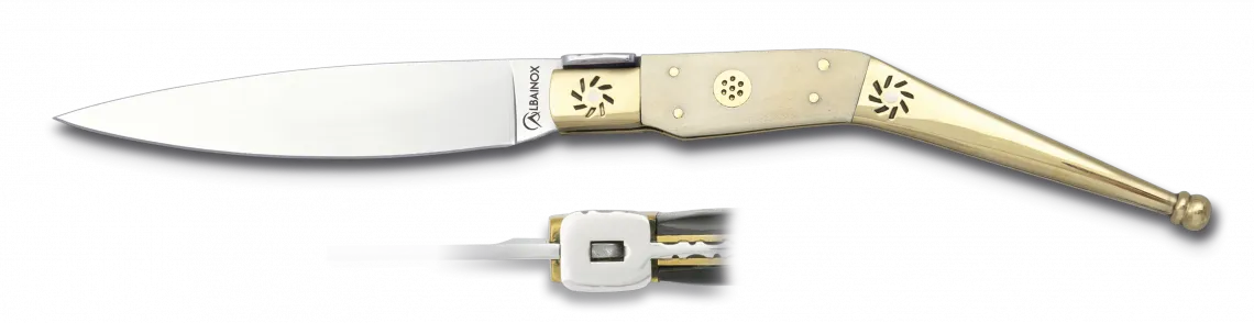 Navaja marca Albainox modelo Astesanía Catalana hueso (26,6 cm.)