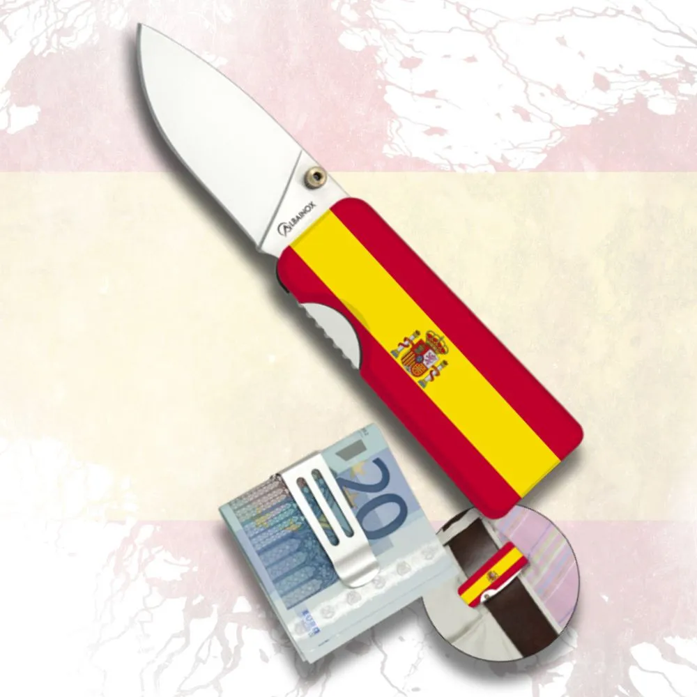 Navaja billetera Albainox bandera España