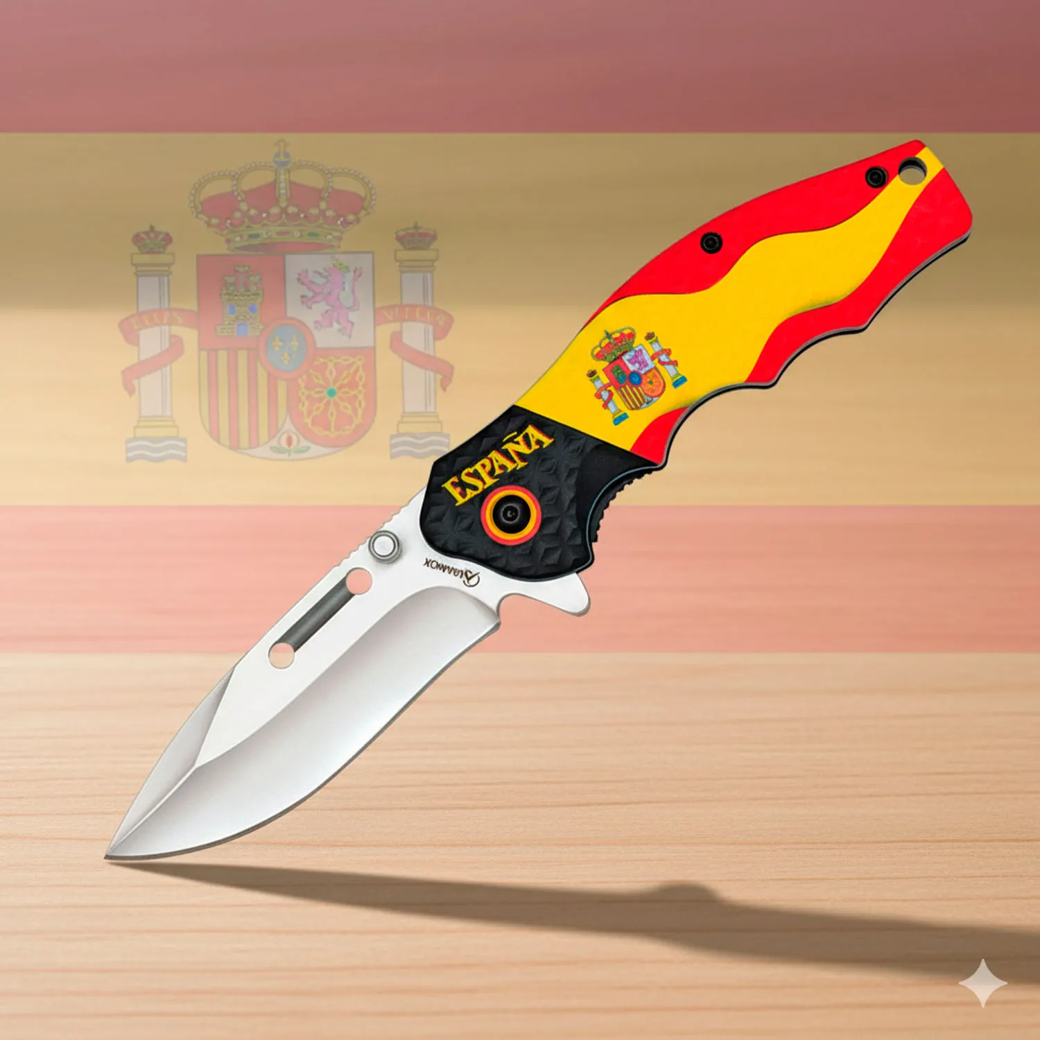 Navaja táctica Albainox, bandera España (19,8 cm.)