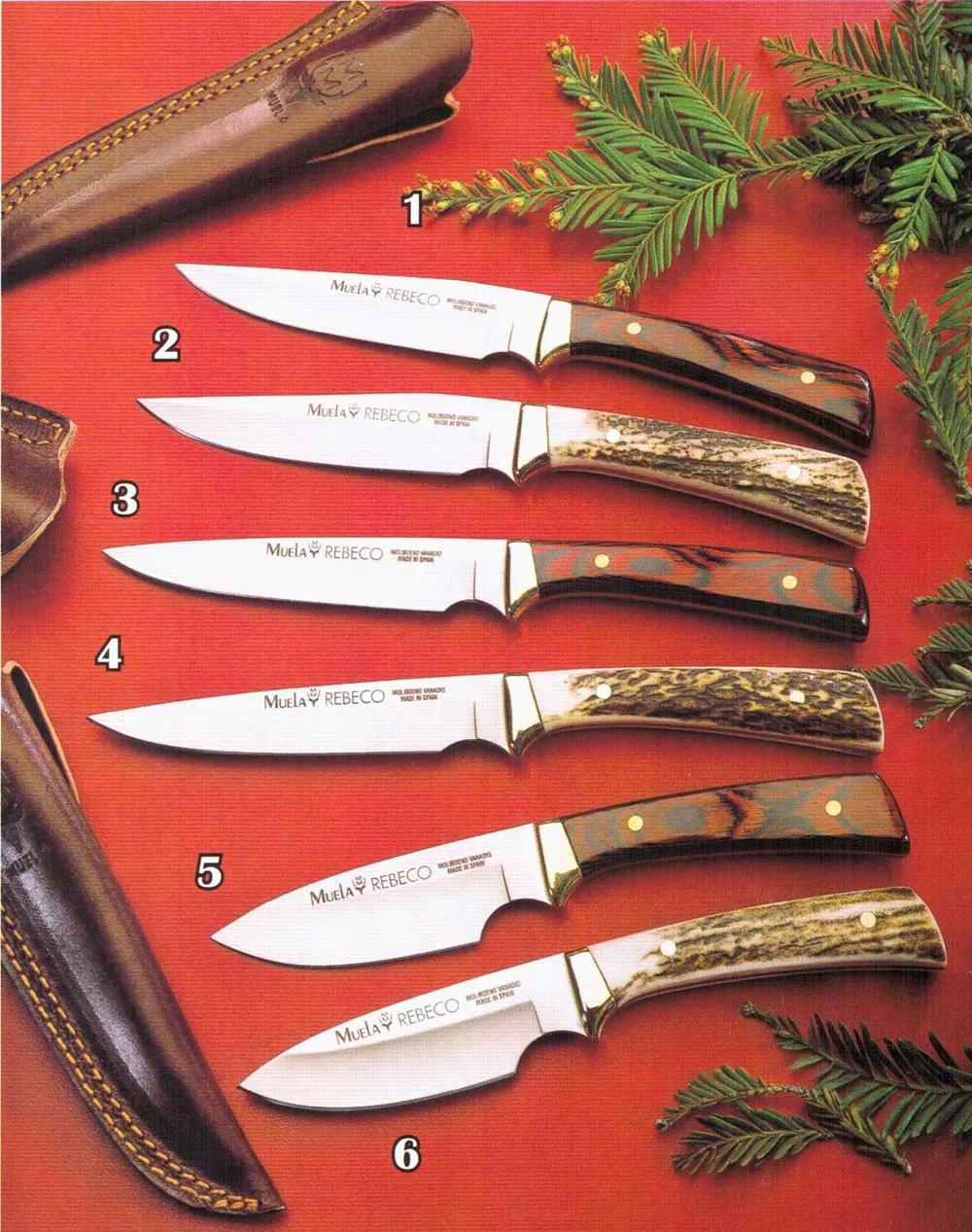 Cuchillo de caza Rebeco enterizo