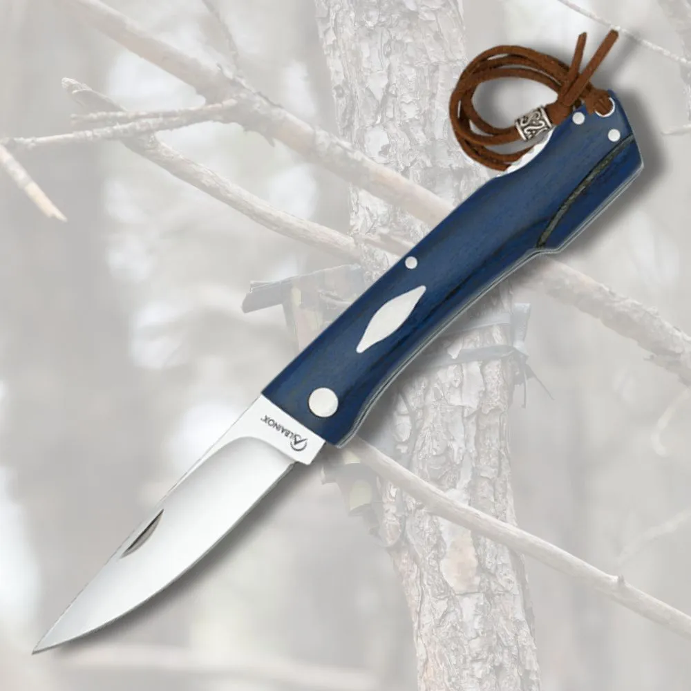 Navaja de caza Albainox, stamina azul (18,8 cm.)