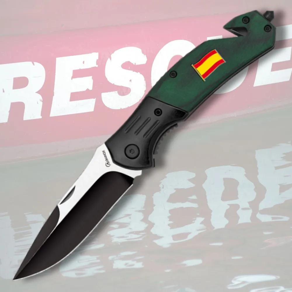 Navaja de rescate Albainox bandera España