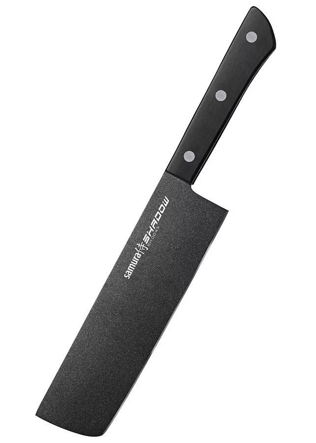 Cuchillo Samura Shadow modelo Nakiri, hoja 170 mm.