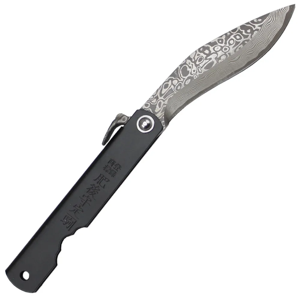 Navaja Third Higonokami N17-10, acero damasco (16,5 cm.)