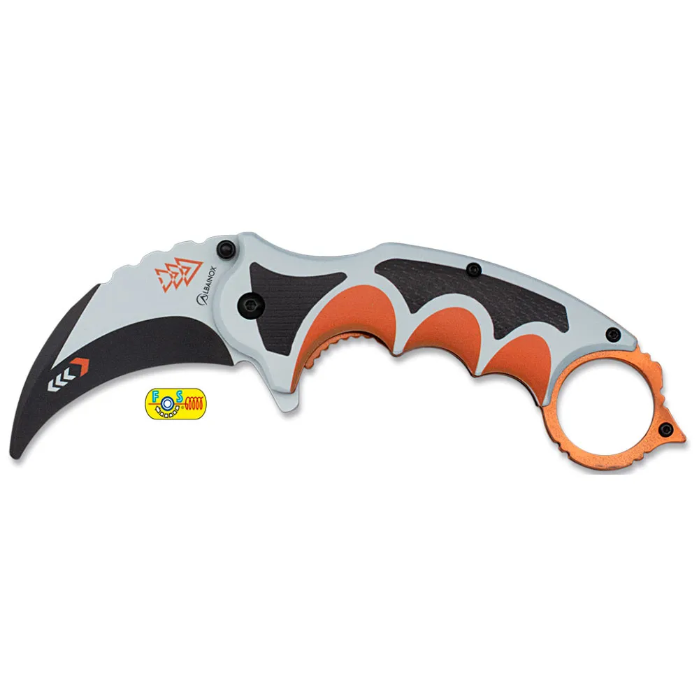 Navaja de entrenamiento Albainox modelo Karambit (6,5 cm.)