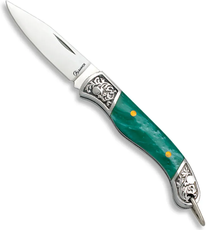 Navaja marca Albainox acrílico verde (4,20 cm)