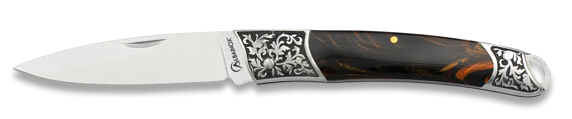 Navaja marca Albainox mango acrílico (19 cm.)