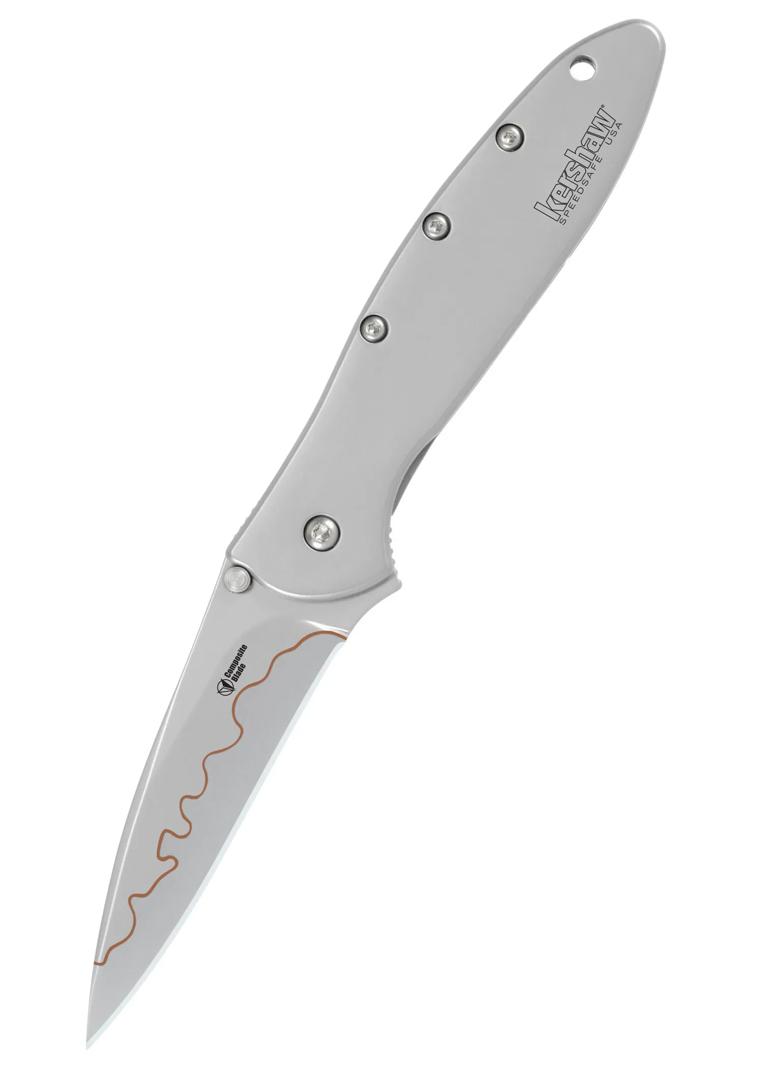 Navaja de bolsillo Kershaw Leek, Composite blade