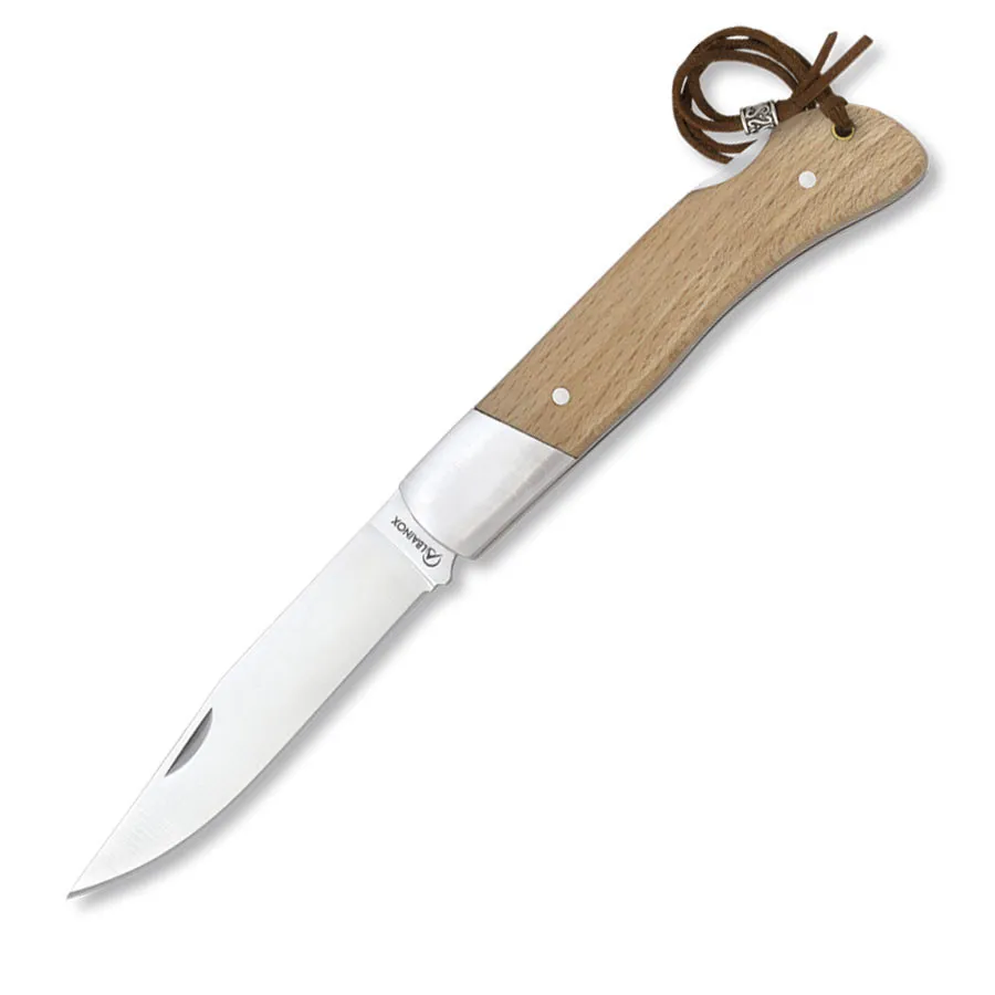 Navaja Albainox mango madera y virola de acero (20 cm.)