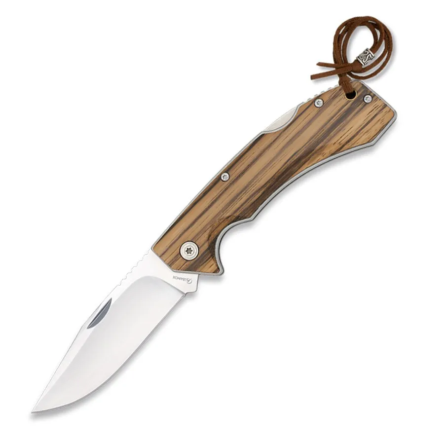 Navaja Albainox con mango madera Zebra