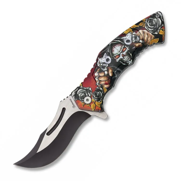 Navaja de bolsillo Albainox Pistolero Calavera