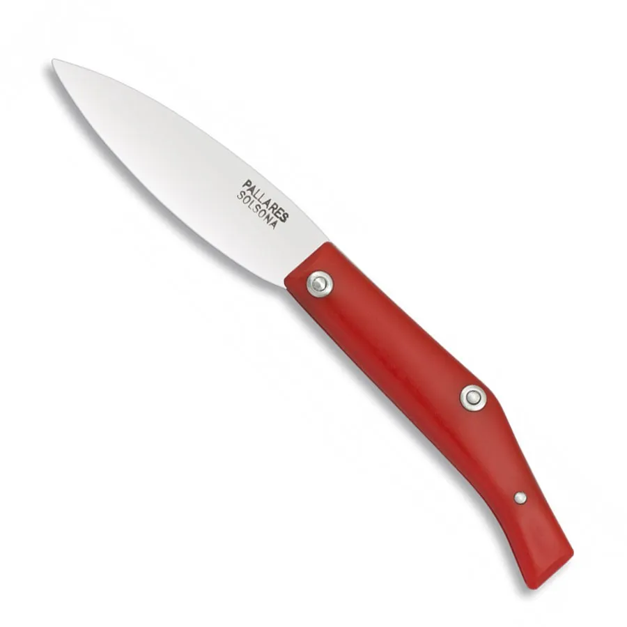Navaja pallarés Roja hoja acero carbono (15,8 cm)