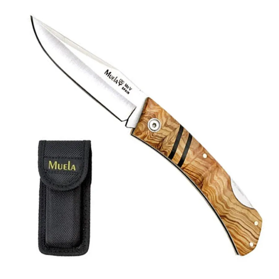 Navaja marca Muela olivo bloqueo trasero (19 cm.)
