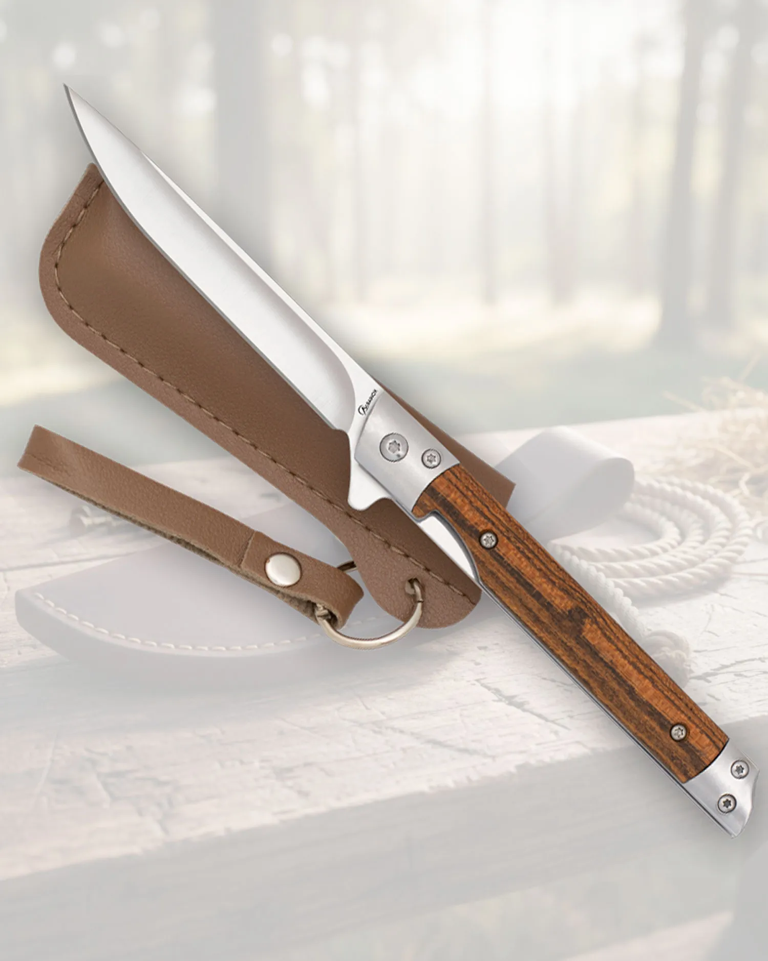 Navaja de campo Albainox mango stamina acabado satín (21,50 cm.)