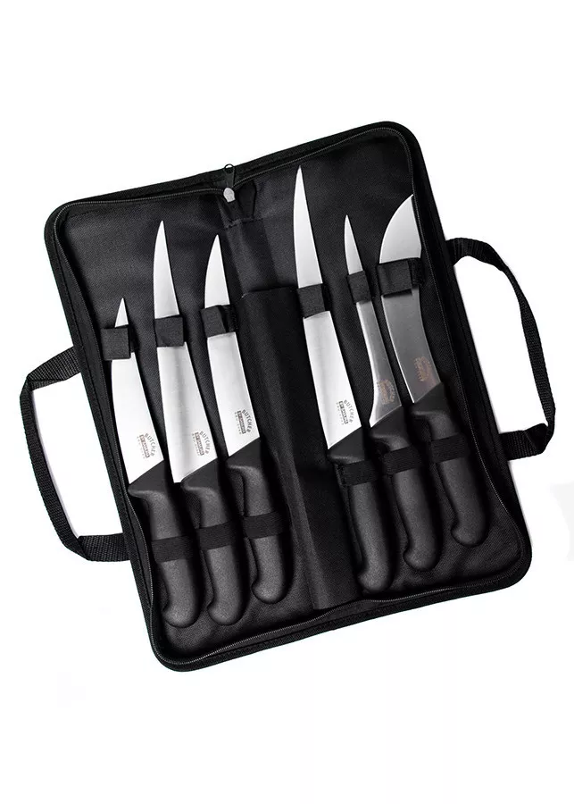 Set 6 cuchillos de cocina Samura Carnicero, con estuche