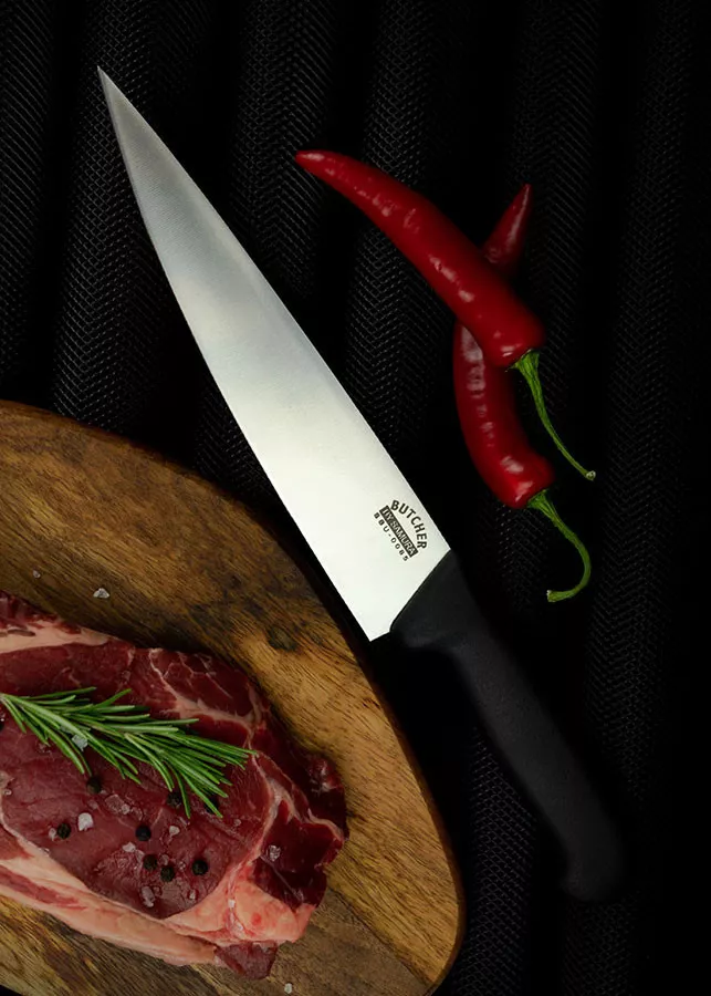 Cuchillo de Carnicero Chef Samura, hoja 215 mm.