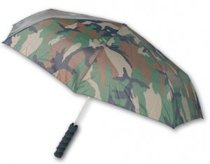 Paraguas camuflaje bosque