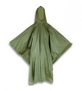 poncho impermeable