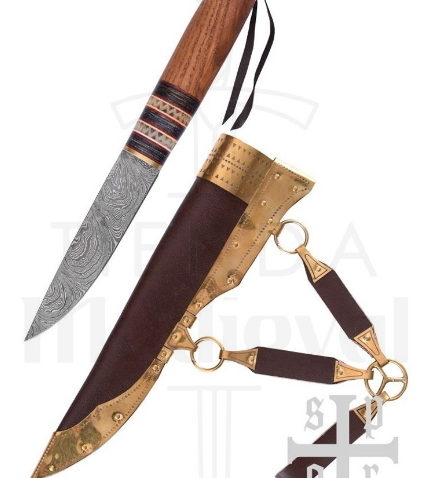 Cuchillo Vikingo Damasquino