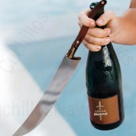 Sable De Champagne, Para Abrir Botellas De Champán, Empuñadura Madera