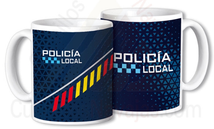 Taza De Ceramica Policia Local De Espana