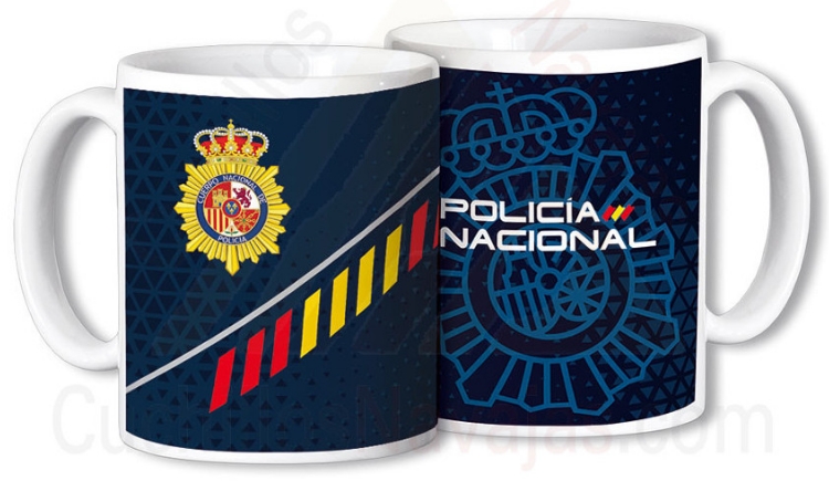 Taza De Ceramica Policia Nacional De Espana