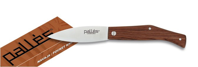 Navaja marca Pallés modelo Nº 1 mango de madera (20,1 cm.)