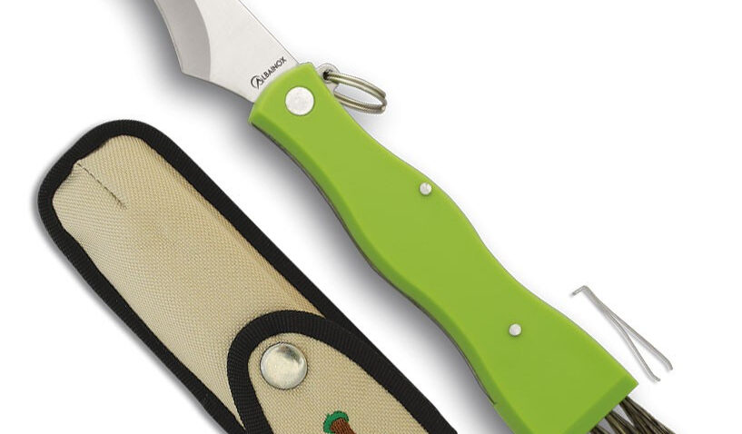 Navaja para setas mango ABS con funda de nylon